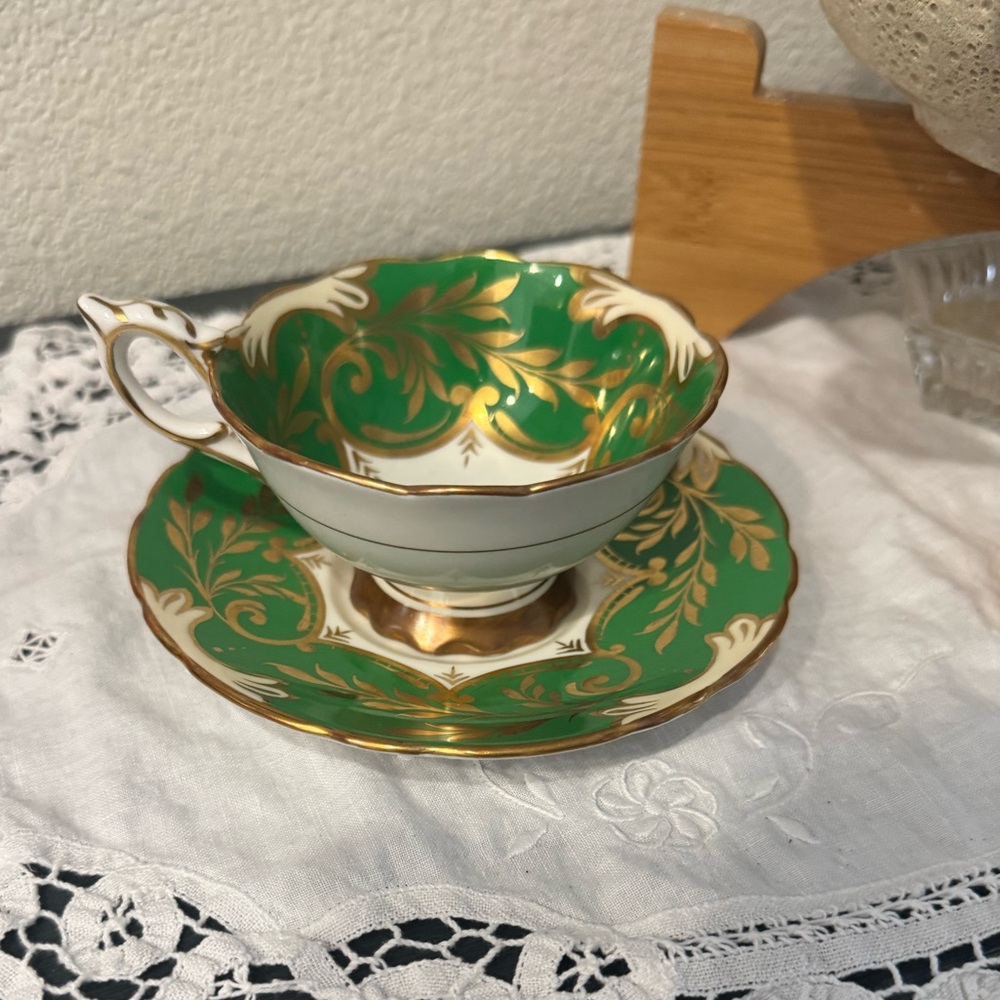 Vintage Royal Stafford Bone China Teacup & Saucer
